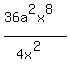 %2836a%5E2x%5E8%29%2F%284x%5E2%29