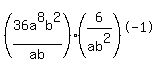 %2836a%5E8b%5E2%2Fab%29%2A%286%2Fab%5E2%29%5E-1