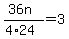 %2836n%29%2F%284%2A24%29=3