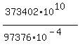 %28373402%2A10%5E10%29%2F%2897376%2A10%5E%28-4%29%29