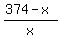 %28374-x%29%2Fx
