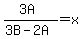 %283A%29%2F%283B-2A%29=x