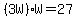 %283W%29W=27