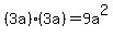 %283a%29%2A%283a%29=9a%5E2