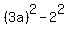 %283a%29%5E2-+2%5E2