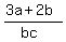 %283a%2B2b%29%2F%28bc%29