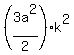 %283a%5E2%2F2%29%2Ak%5E2