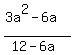 %283a%5E2-6a%29%2F%2812-6a%29