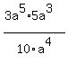 %283a%5E5%2A5a%5E3%29%2F10a%5E4