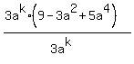 %283a%5Ek%2A%289+-+3a%5E2+%2B+5a%5E4%29%29%2F%283a%5Ek%29
