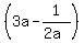 %283a+-+1%2F%282a%29%29