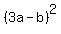 %283a-b%29%5E2