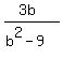 %283b%29%2F%28b%5E2-9%29