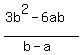 %283b%5E2-6ab%29%2F%28b-a%29