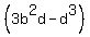%283b%5E2d+-+d%5E3%29