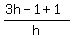 %283h-1%2B1%29%2Fh