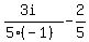 %283i%29%2F%285%28-1%29%29-2%2F5