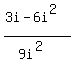 %283i-6i%5E2%29%2F%289i%5E2%29