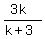 %283k%29%2F%28k%2B3%29