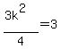 %283k%5E2%29%2F4=3