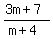 %283m%2B7%29%2F%28m%2B4%29