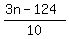 %283n-124%29%2F10