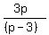 %283p%29%2F%28%28p-3%29%29