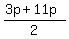 %283p%2B11p%29%2F2