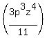 %283p%5E3z%5E4%2F11%29
