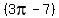 %283pi+-7%29