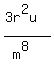 %283r%5E2u%29%2F%28m%5E8%29%29