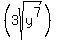 %283sqrt%28y%5E7%29+%29