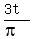 %283t%29%2F%28pi%29