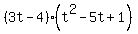 %283t-4%29%28t%5E2-5t%2B1%29