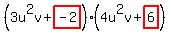 %283u%5E2v%2Bhighlight%28-2%29%29%284u%5E2v%2Bhighlight%286%29%29