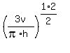 %283v%2F%28pi%2Ah%29%29%5E%281%2F2%2A2%29