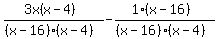 %283x%28x-4%29%29%2F%28%28x-16%29%28x-4%29%29-%281%28x-16%29%29%2F%28%28x-16%29%28x-4%29%29