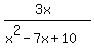 %283x%29%2F%28x%5E2-7x%2B10%29