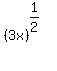 %283x%29%5E%281%2F2%29%5E%22%22