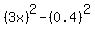 %283x%29%5E2-%280.4%29%5E2