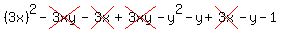 %283x%29%5E2-cross%283xy%29-cross%283x%29%2Bcross%283xy%29-y%5E2-y%2Bcross%283x%29-y-1