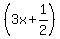 %283x%2B1%2F2%29