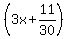 %283x%2B11%2F30%29