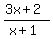 %283x%2B2%29%2F%28x%2B1%29%29