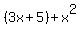 %283x%2B5%29%2Bx%5E2