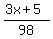 %283x%2B5%29%2F98