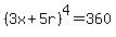 %283x%2B5r%29%5E4=360