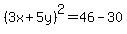 %283x%2B5y%29%5E2=46-30