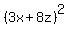%283x%2B8z%29%5E2