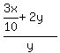 %283x%2F10%2B2y%29%2Fy